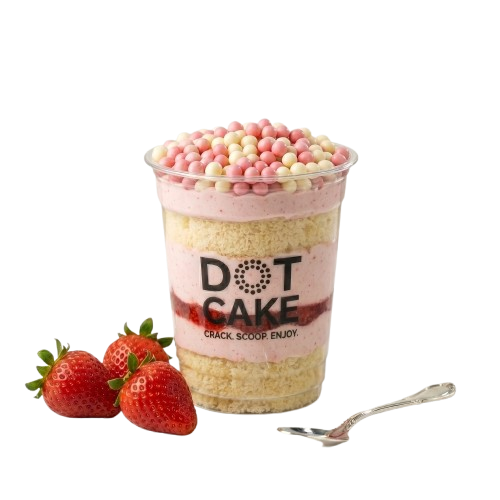 Gobelet DOT CAKE saveur Strawberry Cloud